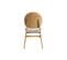 Chaises Scandinaves En Bois Clair Et Tissu Gris Clair (lot De 2) Elton