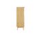 Buffet Haut Scandinave Bois Clair Et Blanc 2 Portes L70 Cm Talia