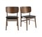 Chaises En Bois Foncé Et Noir (lot De 2) Sheldon