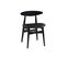 Chaises Design Noires (lot De 2) Walford