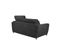 Canapé Convertible 3 Places Avec Têtières Ajustables Gris Anthracite Avec Matelas 13 Cm Goya