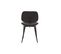 Chaises En Tissu Gris Foncé Et Métal Noir (lot De 2) Tobias