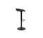 Tabourets De Bar Réglables Design Noirs H65 Cm (lot De 2) Pebble