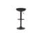 Tabourets De Bar Réglables Design Noirs H65 Cm (lot De 2) Pebble