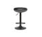 Tabourets De Bar Réglables Design Noirs H65 Cm (lot De 2) Pebble