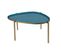 Tables Basses Gigognes Laquées Moutarde, Bleu Canard Et Bleu (lot De 3) Zuria