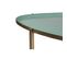 Tables Basses Gigognes Laquées Vert-cyan Et Vert (lot De 3) Zuria