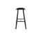 Tabouret De Bar Bois Noir H65 Cm Demory