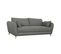 Canapé Convertible Scandinave 3 Places En Tissu Gris Anthracite Et Bois Clair Creep