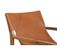 Fauteuil Ethnique Bois Teck Massif Et Cuir Marron Chilly