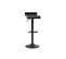 Tabourets De Bar Design Noirs (lot De 2) Surf