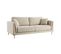 Canapé Scandinave 3 Places En Tissu Beige Naturel Et Bois Clair Vogue