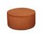 Pouf Rond En Tissu Velours Côtelé Terre Brulée D70 Cm Louis