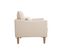 Fauteuil Scandinave En Tissu Beige Et Bois Clair Kate