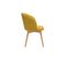 Chaises Scandinaves En Tissu Effet Velours Jaune Moutarde Et Bois Clair Massif (lot De 2) Vanity