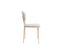 Chaises Design En Tissu Velours Gaufré Taupe Et Métal Doré (lot De 2) Lepidus