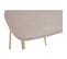 Chaises Design En Tissu Velours Gaufré Taupe Et Métal Doré (lot De 2) Lepidus