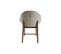 Chaises Vintage En Tissu Gris Clair Et Bois Foncé (lot De 2) Spike