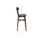 Tabouret De Bar Vintage Noyer Et Noir H75 Cm Dove