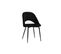 Chaises Vintage Noires En Tissu Velours Et Métal (lot De 2) Cosette