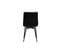 Chaises Design Noires En Tissu Velours Et Métal (lot De 2) Pumpkin