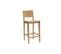 Tabouret De Bar Scandinave Bois Chêne H65 Cm Melvil