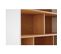 Bibliothèque Scandinave En Bois Clair Chêne Et Blanc L90 Cm Abel