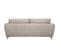 Canapé Convertible Scandinave 3 Places En Tissu Beige Avec Matelas 10 Cm Creep