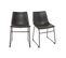 Chaises Industrielles Noires (lot De 2) New Rock