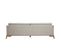 Canapé Scandinave 4 Places En Tissu Effet Velours Texturé Beige Et Bois Clair Sindro