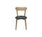 Chaises Vintage En Bois Clair Chêne Et Noir (lot De 2) Dove