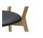 Chaises Vintage En Bois Clair Chêne Et Noir (lot De 2) Dove