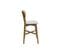 Tabouret De Bar En Bois Clair Chêne Massif Et Tissu Beige H65 Cm Lucia