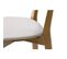 Tabouret De Bar En Bois Clair Chêne Massif Et Tissu Beige H65 Cm Lucia