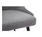 Chaises Design En Tissu Effet Velours Gris Et Métal Noir (lot De 2) Reez