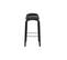 Tabourets De Bar Vintage Bois Noir H68 Cm (lot De 2) Obra