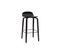 Tabourets De Bar Vintage Bois Noir H68 Cm (lot De 2) Obra