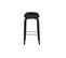 Tabourets De Bar Vintage Bois Noir H68 Cm (lot De 2) Obra