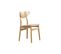 Chaises Scandinaves En Bois Clair Chêne Massif (lot De 2) Maya