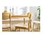 Chaises Scandinaves En Bois Clair Chêne Massif (lot De 2) Maya