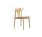 Chaises Scandinaves En Bois Clair Chêne Massif (lot De 2) Louisa