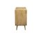 Commode En Bois Manguier Massif Et Cannage Rotin 3 Tiroirs L90 Cm Acange