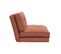 Chauffeuse 1 Place Convertible En Tissu Terracotta Sally