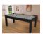 Table De Billard Convertible "oregon" 213cm Noir et Gris