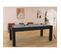 Table De Billard Convertible "oregon" 213cm Noir et Gris