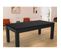 Table De Billard Convertible "oregon" 213cm Noir et Gris