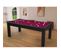 Table De Billard Convertible "oregon" 213cm Noir et Prune