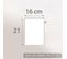 Gant De Toilette 16x21 Cm Pure Blanc 550g/m2