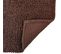 Tapis De Bain 50x80 Cm Chenille Marron 1800g/m2