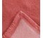 Couverture Pure Laine Vierge Woolmark 500g/m² Volta 180x240 Cm Rouge Bois De Rose